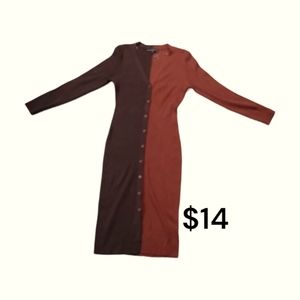 Long-sleeved Almost famous dress